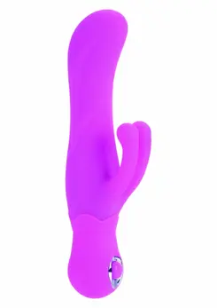Posh Double Dancer Dual Vibrating Massager Waterproof Pink 4”