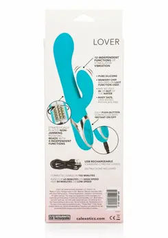 Enchanted Lover Multi-Function Vibrating Massager, Silicone, Waterproof