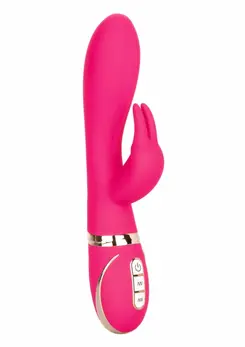 Silicone Ultra-Soft Rabbit Dual-Action Flexible Intimate Device Pink