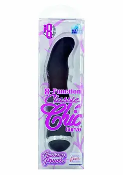 Classic Chic Curve 8-Function Massager Satin Finish Pink 4.25”