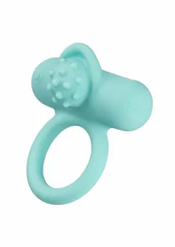 CalExotics Nubby Lover’s Delight Silicone Rechargeable Ring, Black