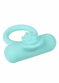 CalExotics Nubby Lover’s Delight Silicone Rechargeable Ring, Black
