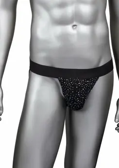 Radiance Jock Strap by Radiance - Mesh Comfort & Rhinestone Accents
