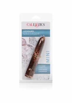 CalExotics Leopard Massager Mini Compact Multi-Speed Vibrator 4.5