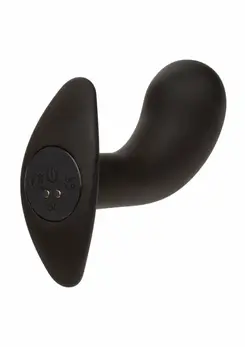Rock Bottom Curved Probe Silicone Intimate Device USB Rechargeable Black