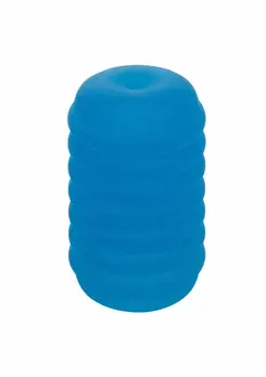 Pop Sock Ribbed Reversible Intimate Sleeve - Flexible & Textured, Clear
