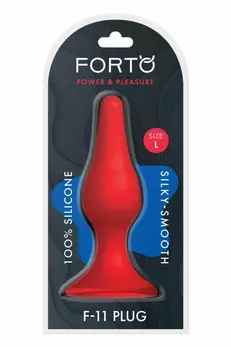 FORTO F-11 LUNGO Large Red Premium Silicone Model with Suction Base