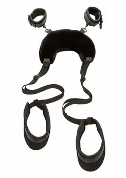 Nocturnal PositionStrap Pillow - Adjustable Support System with Velvet Cushion