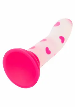 Glow Stick Heart by Glow Stick - Silicone, Glow-in-the-Dark, Suction Cup