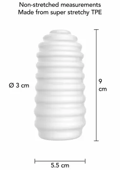 TOYJOY HERO Medium Intimate Machine with Ribbed Texture 8713221835123