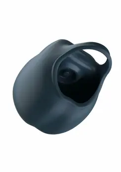 Bronx Scrotum Sleeve Ring Silicone Anatomical Support System Black