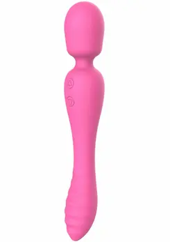 TOYJOY The Evermore 2-in-1 Massager Rechargeable Liquid Silicone Pink