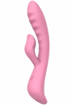 TOYJOY The Belle Rabbit Vibrator Pink Ergonomic Dual-Action Model