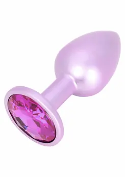 ToyJoy HAPPINESS Shine Like A Star Plug with Gemstone Accent, Silicone, Black