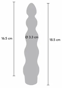 TOYJOY Stairway To Heaven XL Vibrator USB Silicone Pink 25cm