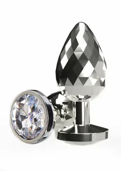 TOYJOY Disco Diamond Plug Medium Aluminium Faceted Gem Base