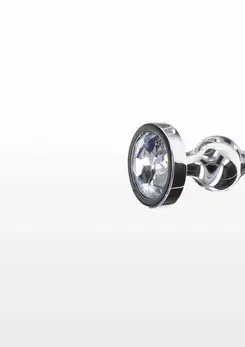 TOYJOY Diamond Star Beads Small Aluminium Plug with Silver Jewel