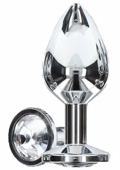 TOYJOY Starlight Booty Jewel Large Aluminum Plug with Gem Accent