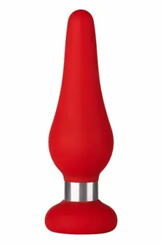 FORTO F-21 Tear Drop Small Red Premium Silicone Plug