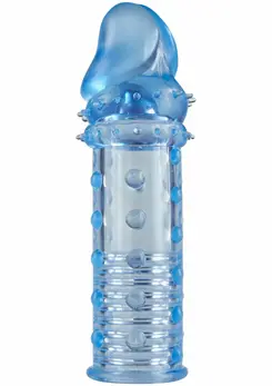 TOYJOY Power Stud Sleeve Transparent TPE Anatomical Extension Cover