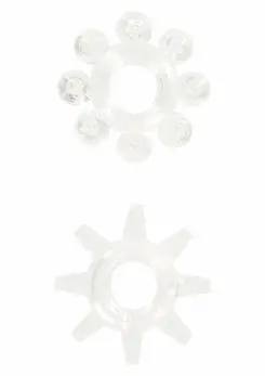 TOYJOY Power Stretchy Rings 2 pcs Flexible TPE Set for Men