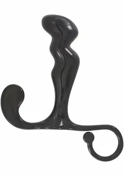 ToyJoy Power Plug Prostate Massager Black Ergonomic Silicone Design