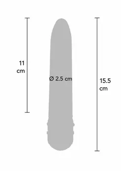 ToyJoy Diamond Superbe Vibrator Classic Design with Rhinestone Detail 19 cm