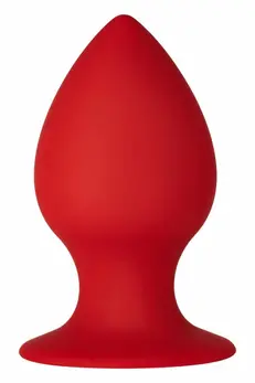 FORTO F-98 Cone Large Red Premium Silicone Plug with Suction Base