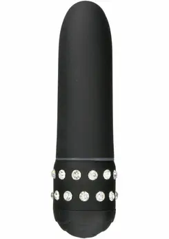 Diamond Petit компактен вибратор с кристали, 12 см
