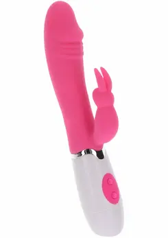 ToyJoy Funky Rabbit Vibrator Silicone Multi-Mode Splashproof Pink