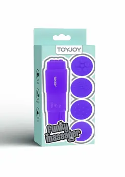 ToyJoy Funky Massager Compact Intimate Wellness Device Pink 8713221188038