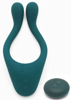 TOYJOY Icon 2 Superb Couples Massager Remote Control Silicone Blue