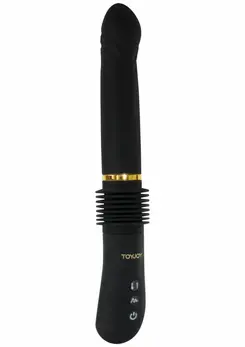 ToyJoy Magnum Opus Thruster - Advanced Thrusting Vibrator, Gold Accents, USB