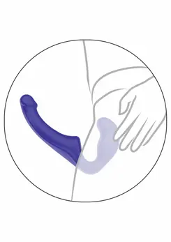 TOYJOY Bend Over Boyfriend Silicone Strapless System 23 cm Black