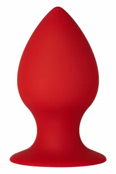 FORTO F-98 Cone Medium Red Premium Silicone Plug with Suction Base