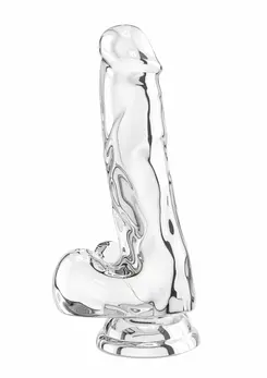 TOYJOY Get Real Clear Dildo TPE 16 cm - Transparent, Flexible Model