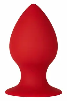FORTO F-98 Cone Small Red Premium Silicone Plug with Suction Base