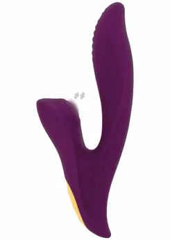 ToyJoy Athena Tapping Sensation Vibrator Dual Motor Silicone Waterproof