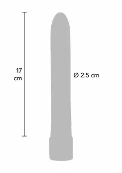 ToyJoy Retro Ultra Slimline Vibrator - Elegant Compact Design, Silver Finish