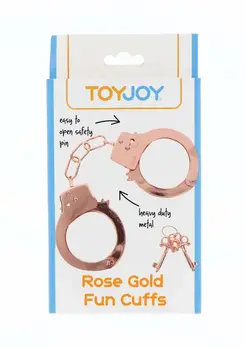 TOYJOY Metal Handcuffs Adjustable Steel Restraints Silver 8713221828453