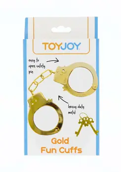 TOYJOY Metal Handcuffs Adjustable Silver Secure Lock System