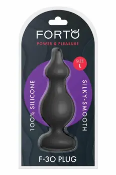 FORTO F-30 POINTER Large Black Premium Silicone Bead Model
