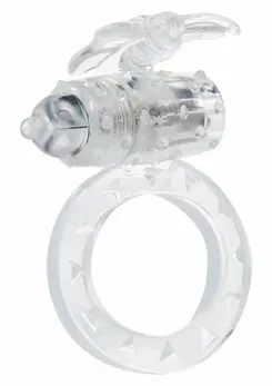 ToyJoy Flutter Ring Vibrating Silicone Intimate Ring - Adjustable Fit