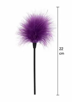 ToyJoy Sexy Feather Tickler Elegant Turkey Feather Sensual Accessory Black