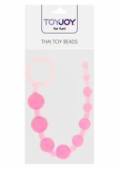 ToyJoy Thai Toy Beads Flexible Silicone Intimate Accessory Black