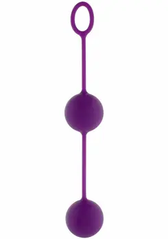 ToyJoy Rock & Roll Balls Silicone Weighted Exercise Balls Black