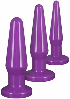 TOYJOY Best Butt Buddies Set - 3-Piece TPE Anal Plug Collection