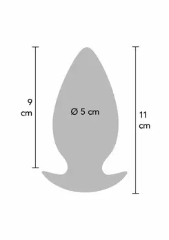 TOYJOY Bubble Butt Player Pro Silicone Plug Large Black 8713221467652