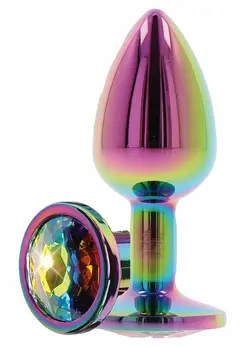 TOYJOY Twilight Booty Jewel Large Rainbow Aluminium Plug