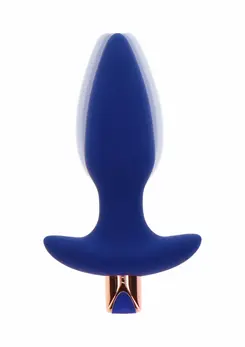 TOYJOY The Sparkle Vibrating Anal Plug with Remote, 6 Modes, Black